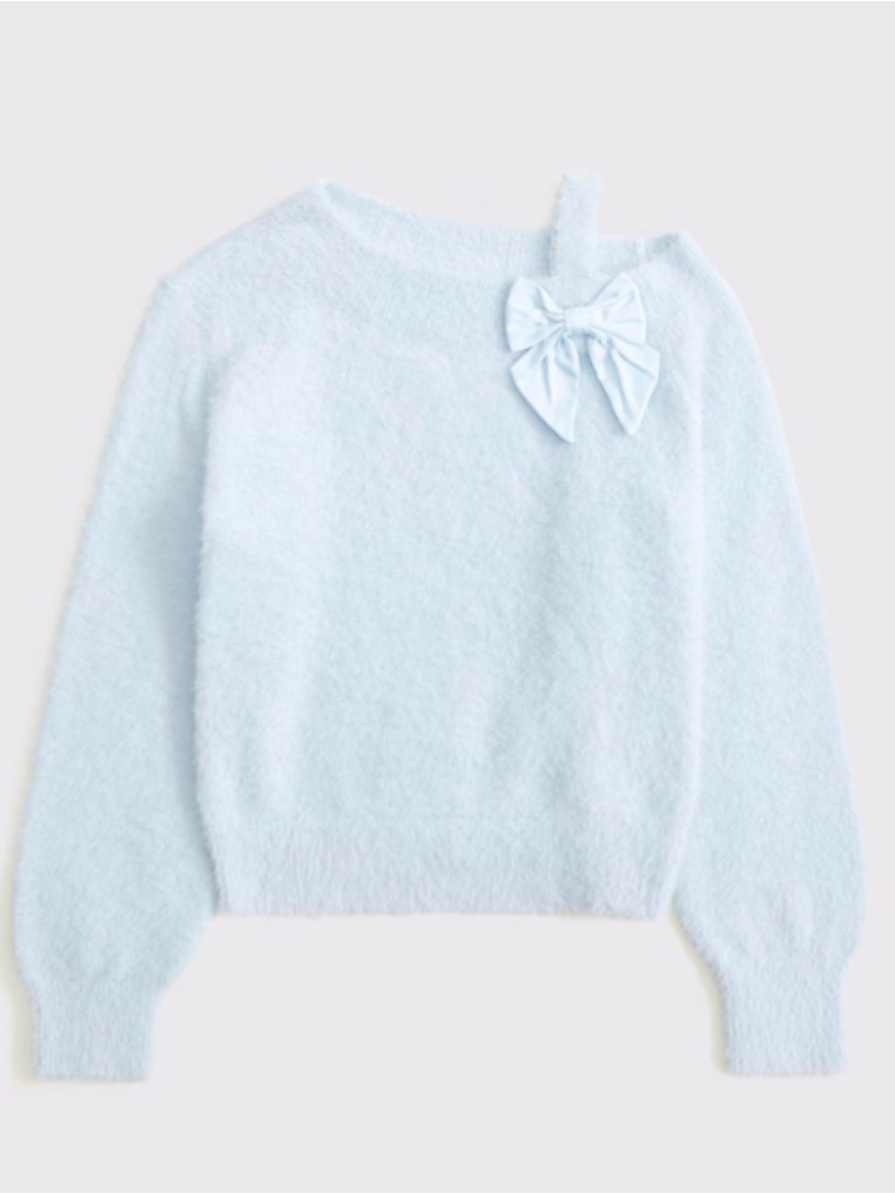 Abercrombie NWT Asymmetrical Bow Sweater, Girls Size 13/14